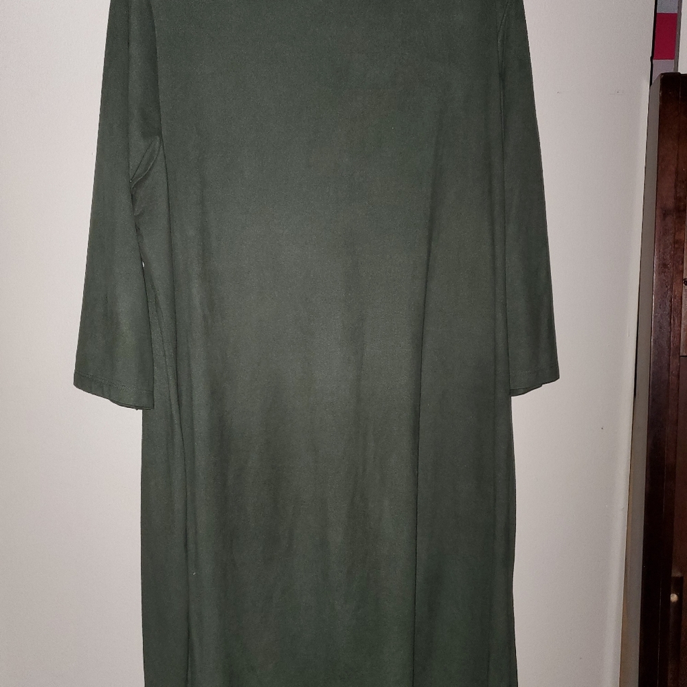 Microsuede Dress - Picture 2 of 4